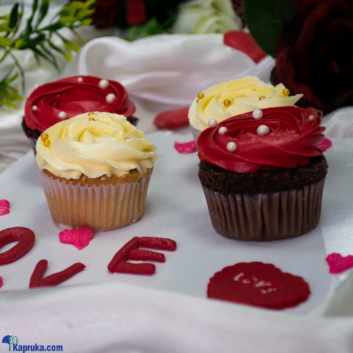 Mahaweli Reach Kiss Me Slowly Cupcakes - 04 Pieces Online at Kapruka | Product# cake0MAH00337