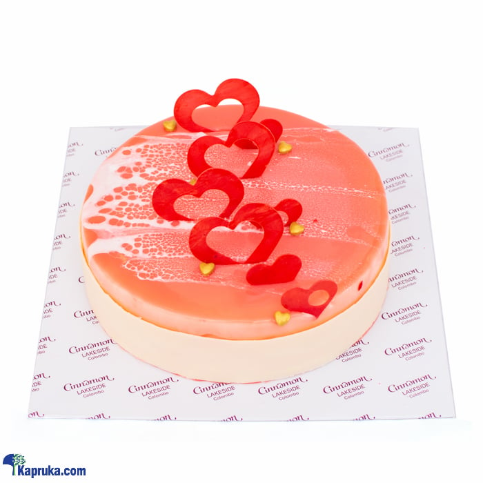 Cinnamon Lakeside Happy Valentine's Cake Online at Kapruka | Product# cakeTA00222