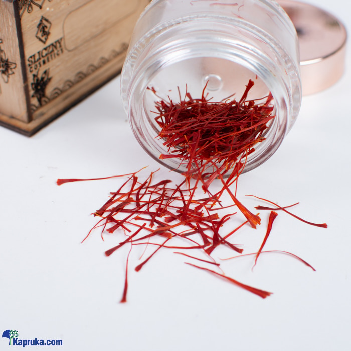 Premium Quality Strong Saffron - 01g Tub In Wooden Box. Online at Kapruka | Product# grocery002653