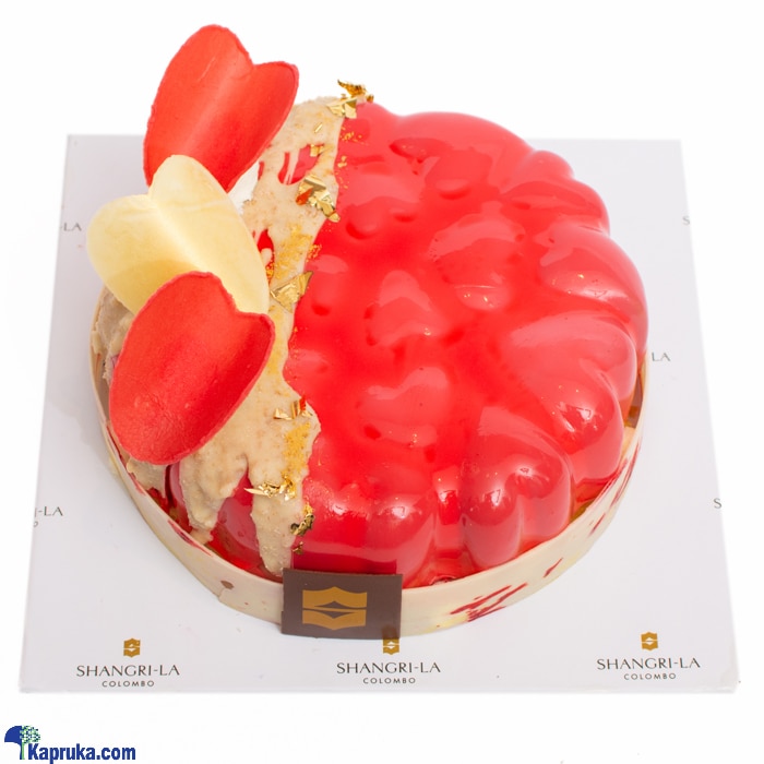 Shangri La Valentine Almond And Mandarin White Chocolate Cake Online at Kapruka | Product# cakeSHG00170