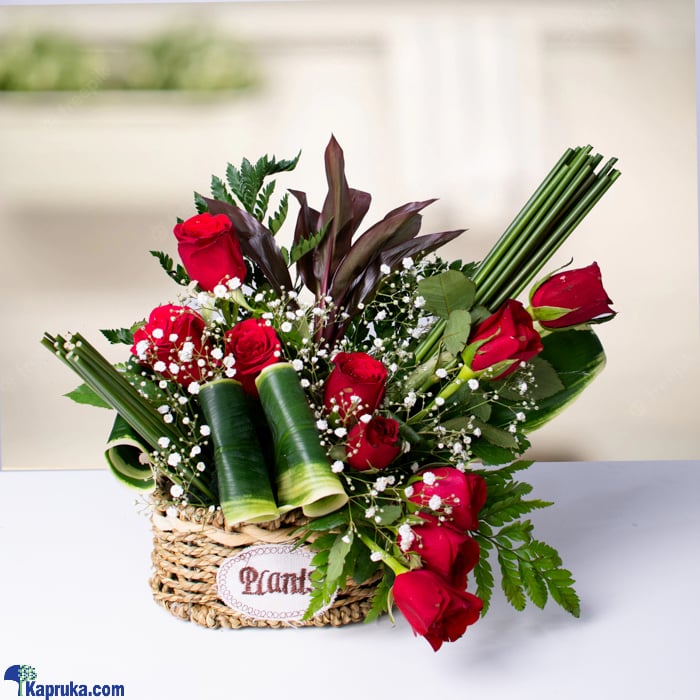 Sealed With A Kiss Flower Arrangement Online at Kapruka | Product# flowers00T1378