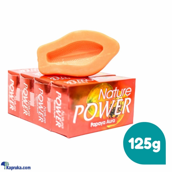 NATURE POWER PAPAYA AURA BEAUTY SOAP - 125G Online at Kapruka | Product# pharmacy00483
