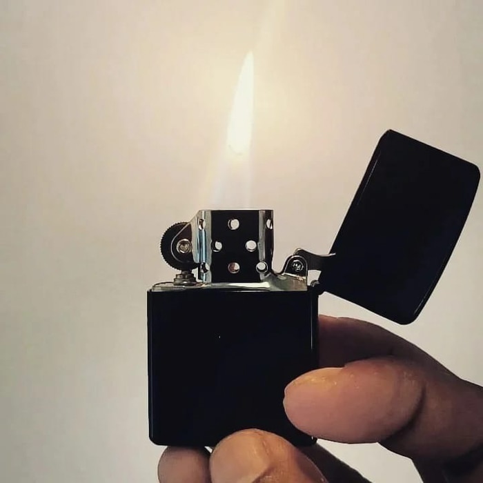 Zippo Lighter - Black (A Grade Quality Copy - Refillable- Without Liquid ) Online at Kapruka | Product# grocery002675