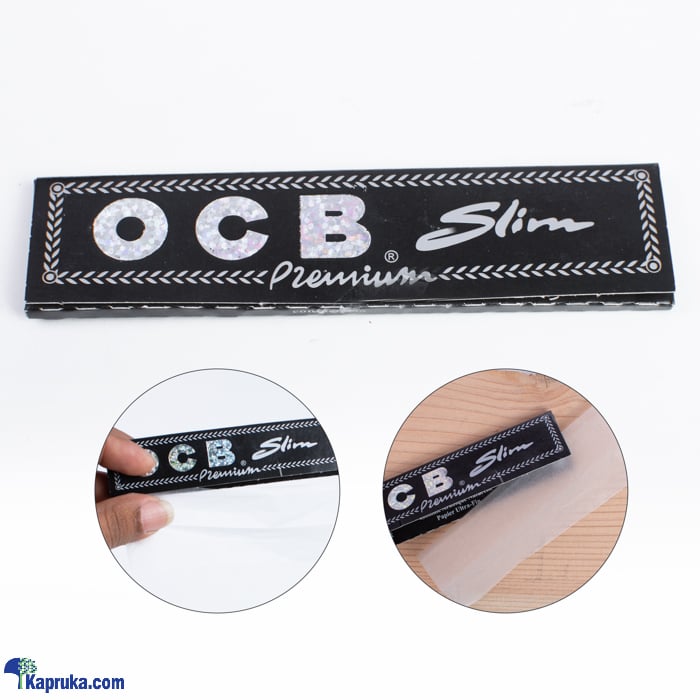 OCB Premium Rolling Paper - 27papers Pack ( Black ) Online at Kapruka | Product# grocery002680