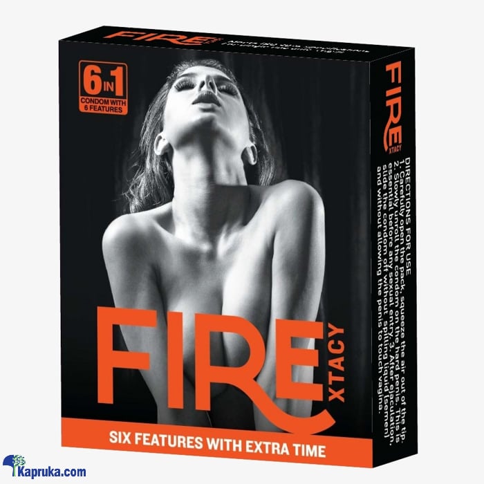 FIRE Xtacy Condom (six Features With Extra Time) Online at Kapruka | Product# pharmacy00502