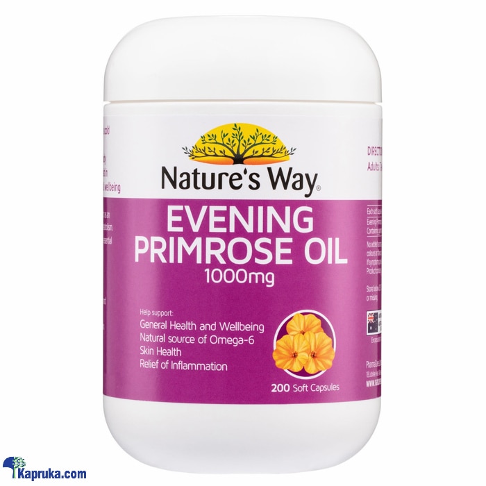 NATURE'S WAY EVENING PRIMROSE OIL 1000MG 200 Caps Online at Kapruka | Product# pharmacy00506