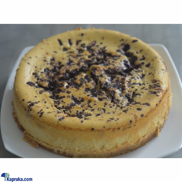 English Cake Company Dark Chocolate And Strawberry Cheesecake (medium) Online at Kapruka | Product# cakeENG0115