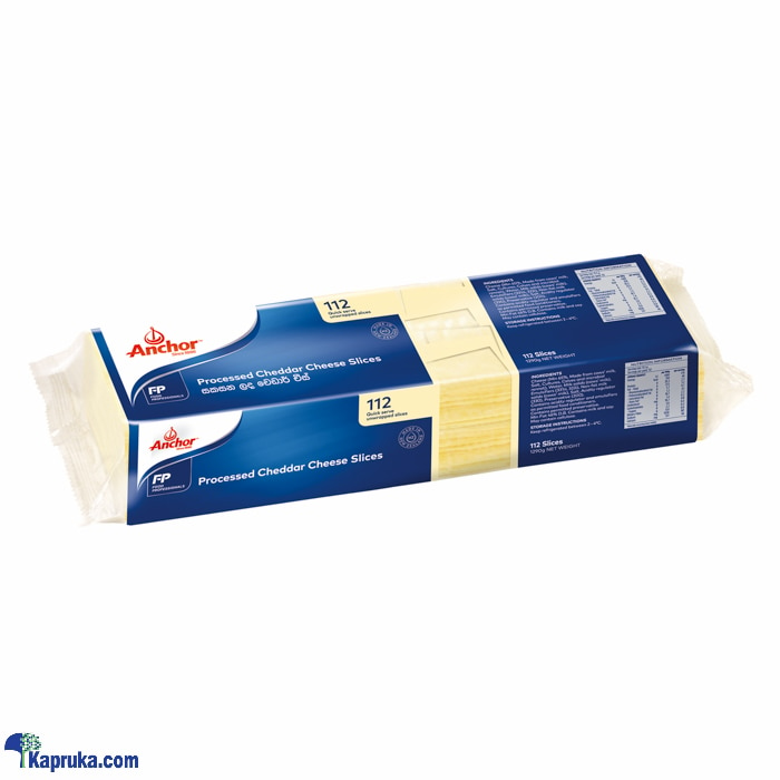 Anchor Processed Cheddar Cheese Slices -( 112 Slices ) 1290g Online at Kapruka | Product# grocery002689