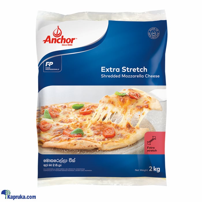 Anchor Extra Stretch Shredded Mozzarella Cheese - 2kg Online at Kapruka | Product# grocery002690