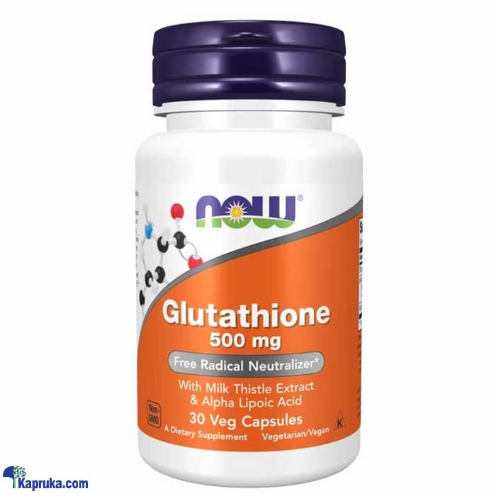 NOW Glutathione 500 Mg 30 Veg Capsules Online at Kapruka | Product# pharmacy00520
