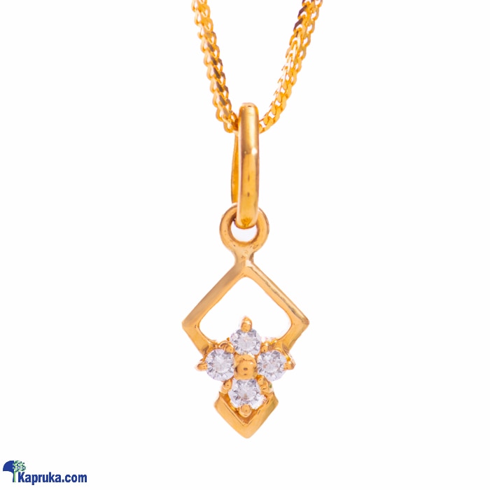 Arthur 22kt Gold Pendent With Zercones Online at Kapruka | Product# jewelleryF0203
