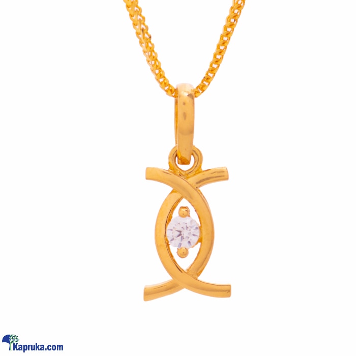 Arthur 22kt Gold Pendent With Zercones Online at Kapruka | Product# jewelleryF0212