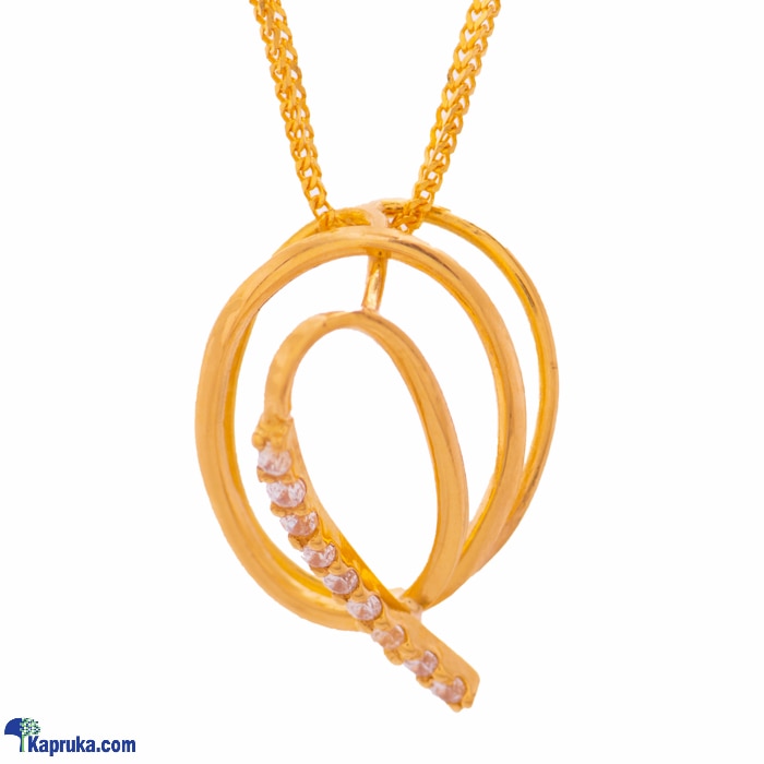 Arthur 22kt Gold Pendent With Zercones Online at Kapruka | Product# jewelleryF0208