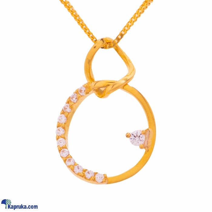 Arthur 22kt Gold Pendent With Zercones Online at Kapruka | Product# jewelleryF0215