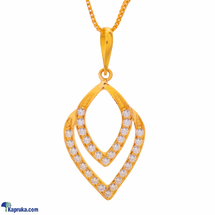 Arthur 22kt Gold Pendent With Zercones Online at Kapruka | Product# jewelleryF0207
