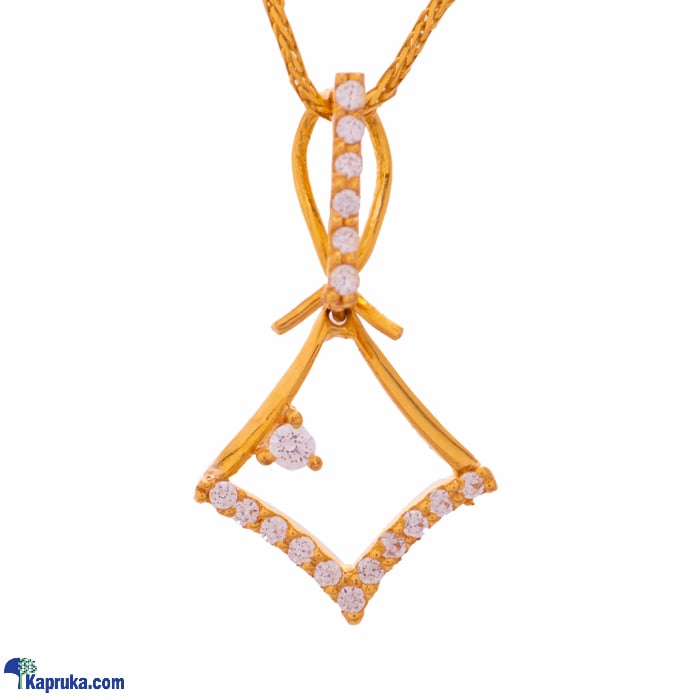 Arthur 22kt Gold Pendent With Zercones Online at Kapruka | Product# jewelleryF0205