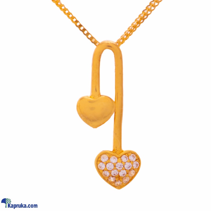 Arthur 22kt Gold Pendent With Zercones Online at Kapruka | Product# jewelleryF0231
