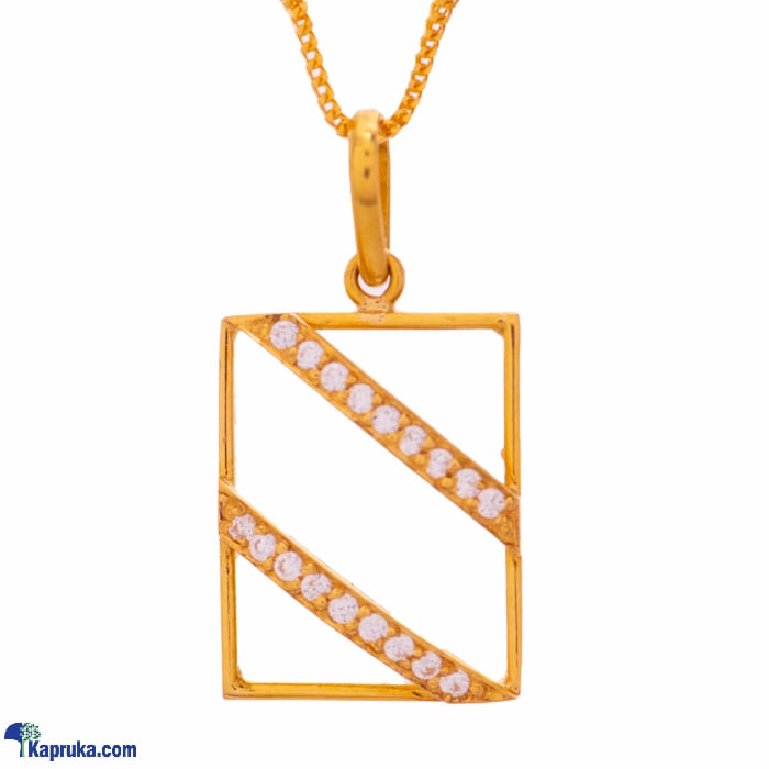 Arthur 22kt Gold Pendent With Zercones Online at Kapruka | Product# jewelleryF0234