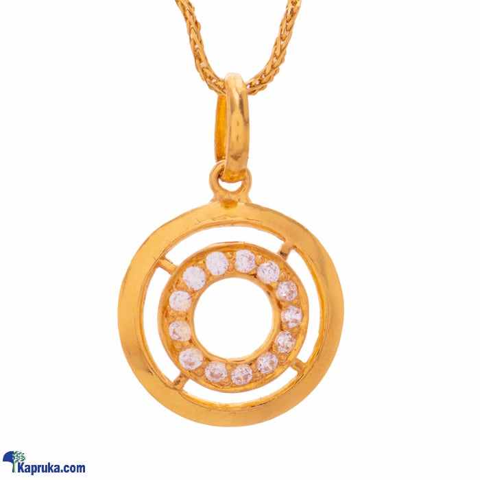 Arthur 22kt Gold Pendent With Zercones Online at Kapruka | Product# jewelleryF0248
