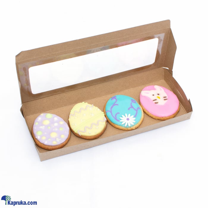 Green Cabin Easter Cookies - 04 Pieces Online at Kapruka | Product# cakeGRC00158