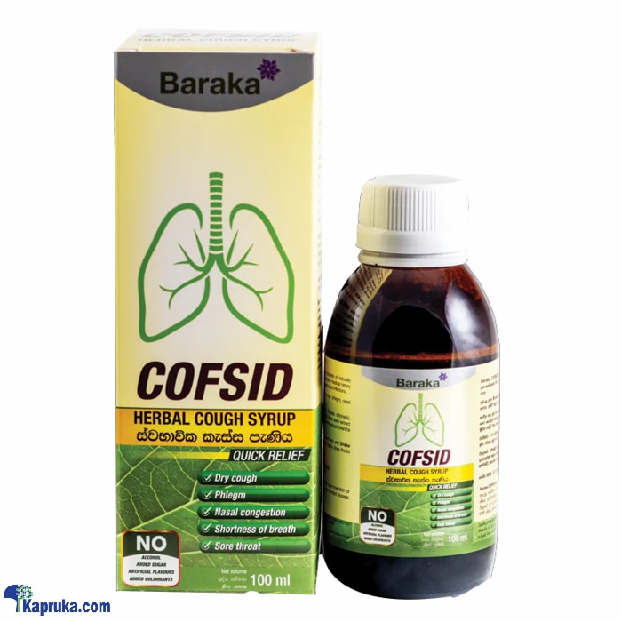 COFSID Herbal Cough Syrup 100ML Online at Kapruka | Product# pharmacy00522