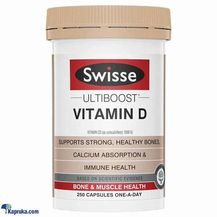 Swisse Ultiboost Vitamin D 250 Caps Online at Kapruka | Product# pharmacy00523