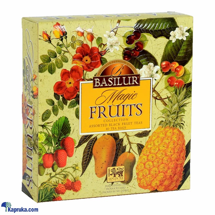 BASILUR TEA- MAGIC FRUITS - TEA BAG - FOIL ENV - ASSORTED 40E - (10E X4) - ( 71560- 00 ) Online at Kapruka | Product# grocery002721
