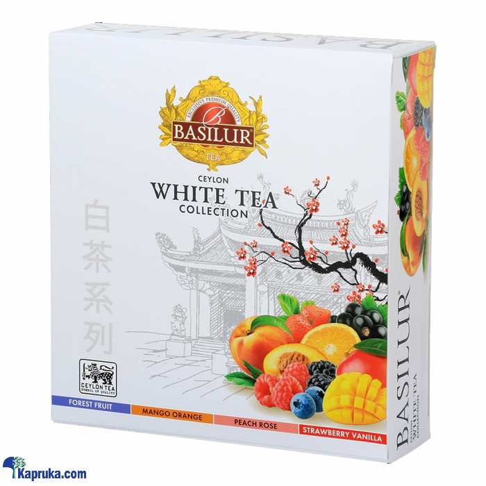 BASILUR GIFT WHITE TEA - BOX - ASSORTED 1.5g (4x10) X 40E (72169- 00) Online at Kapruka | Product# grocery002717