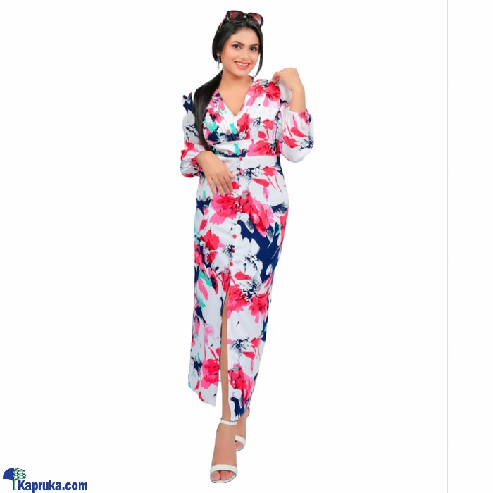 Lilly Buttoned Maxi Dress- MC002 Online at Kapruka | Product# clothing06637