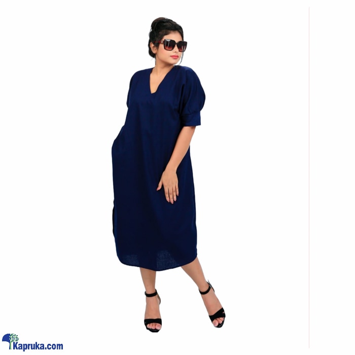 Batwing Sleeve Blended Midi Dress- MC003 Online at Kapruka | Product# clothing06635
