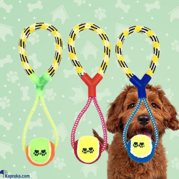 8 Shaped Cotton Rope Ball Dog Toy Online at Kapruka | Product# petcare00183