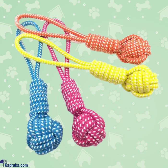 Braided Tug Rope Ball Toy For Dogs - Small Online at Kapruka | Product# petcare00191_TC1