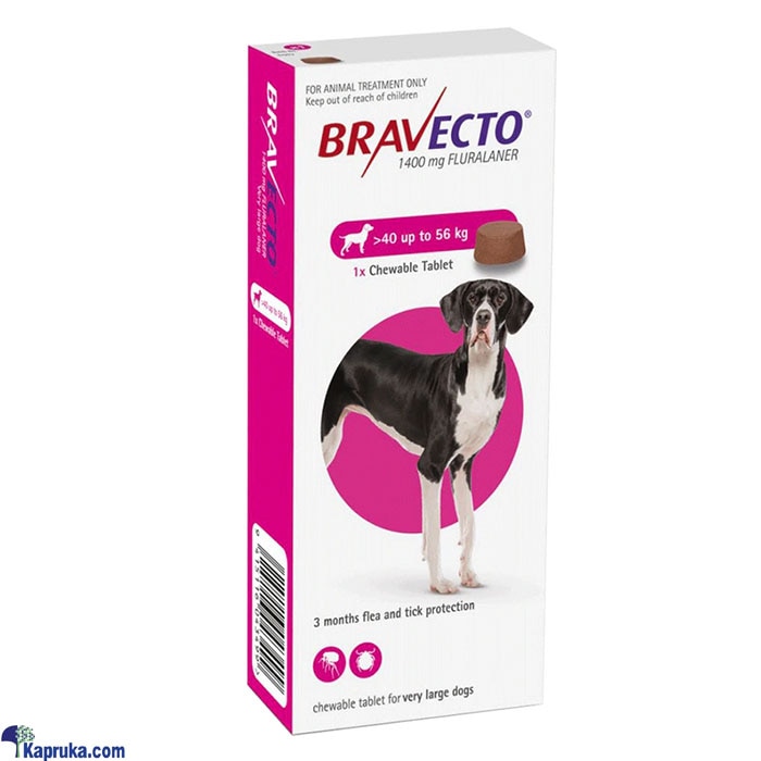 Bravecto 1400mg 1x1tab - BRAV 1400MG Online at Kapruka | Product# petcare00200