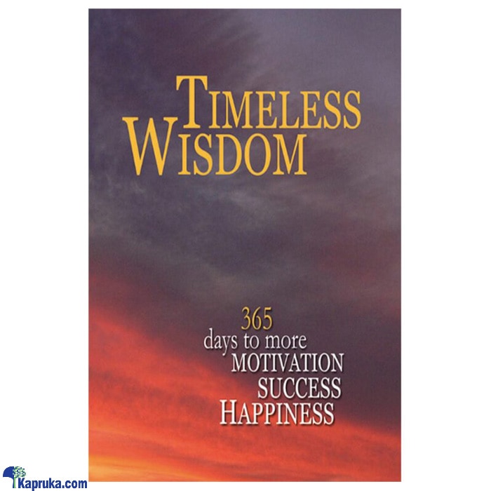 Timeless Wisdom (MDG) Online at Kapruka | Product# book00430