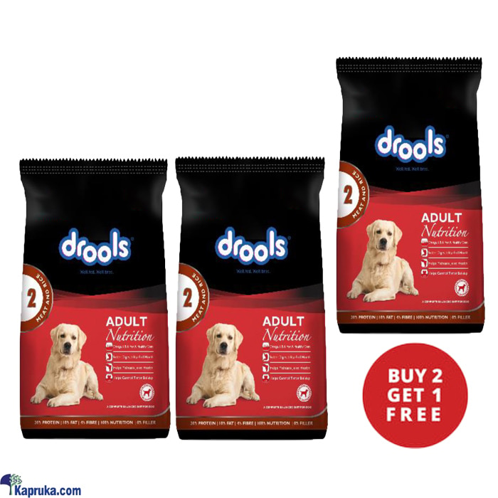 Drools Adult Dog Food Chicken And Egg 400g - Buy 2 Get 1 Free Bundle Pack Online at Kapruka | Product# petcare00224