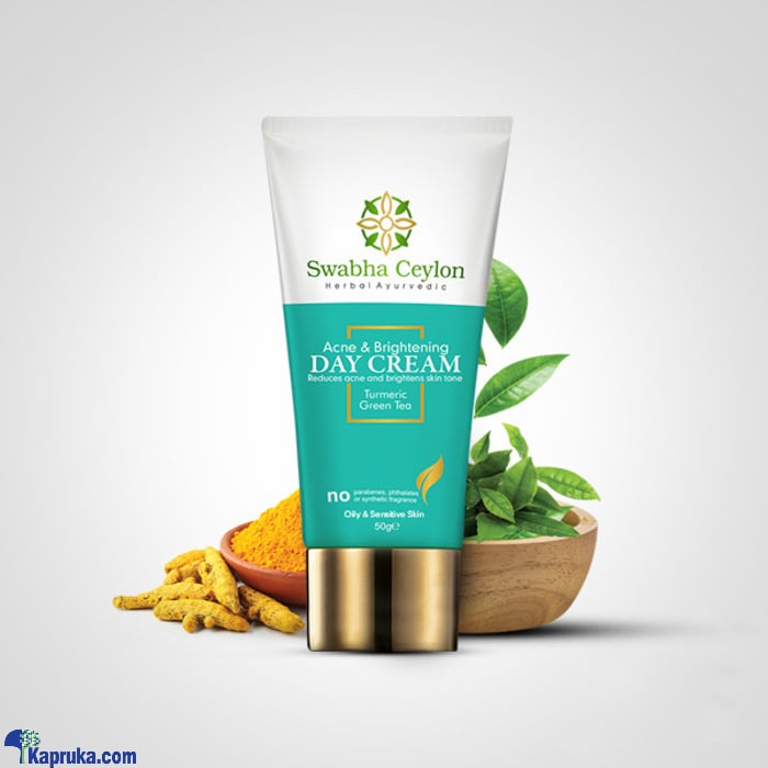Swabha Ceylon Acne & Brightening Day Cream 50g Online at Kapruka | Product# ayurvedic00180