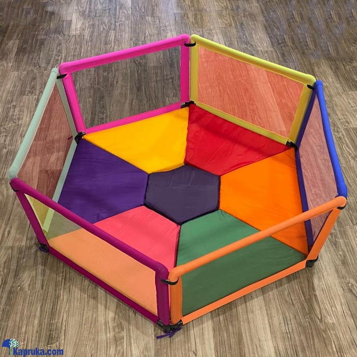 Baby Play Pen- Play Yard - With 2' Mattress - Sturdy Frame - 6 Panels - 24' (H) X 36' (L) Online at Kapruka | Product# babypack00795