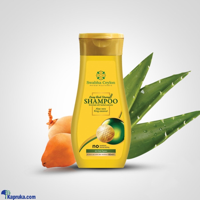Swabha Ceylon Long & Strong Shampoo 180ml Online at Kapruka | Product# ayurvedic00177