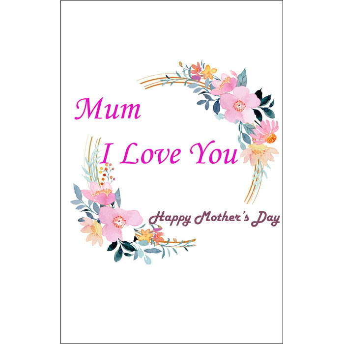 Mum I Love You Greeting Card Online at Kapruka | Product# greeting00Z2090