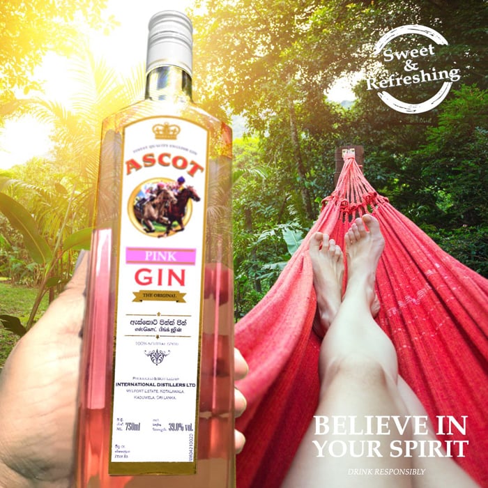 Ascot Pink Gin 39% ABV 750ml Online at Kapruka | Product# liqprod100255