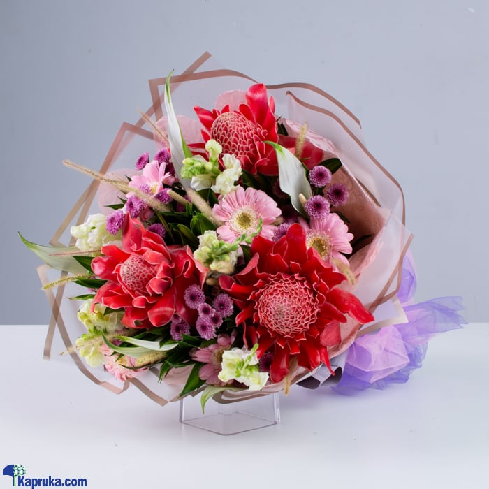 Blushing Beauty Bouquet Online at Kapruka | Product# flowers00T1408