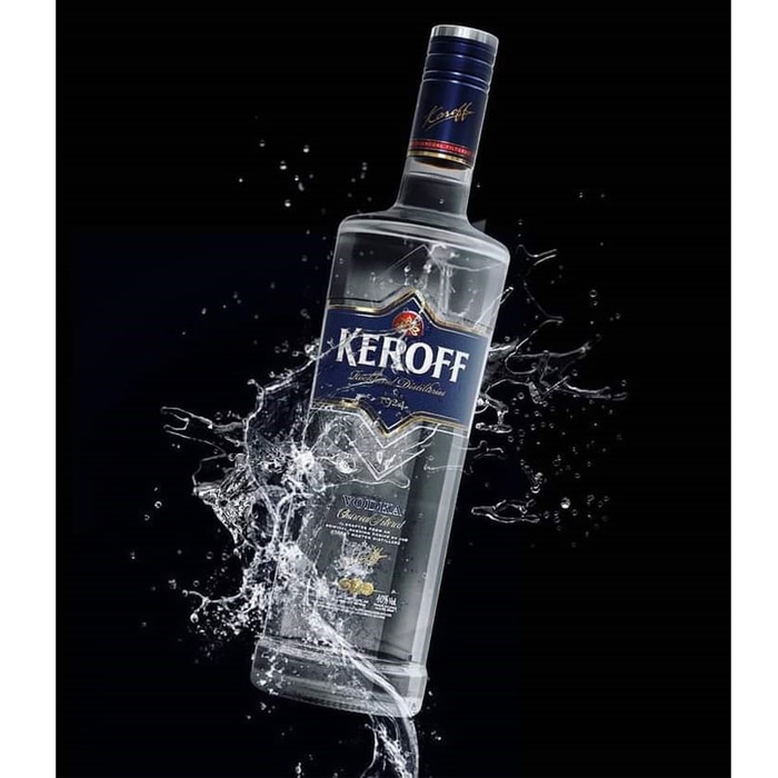 Keroff Vodka Charcoal Filtered 40% ABV 750ml Online at Kapruka | Product# liqprod100256