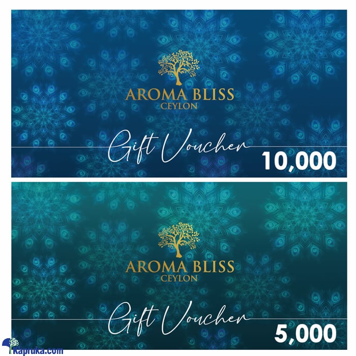 Aroma Bliss Ceylon Gift Vouchers - 5000 Online at Kapruka | Product# giftV00Z205_TC1