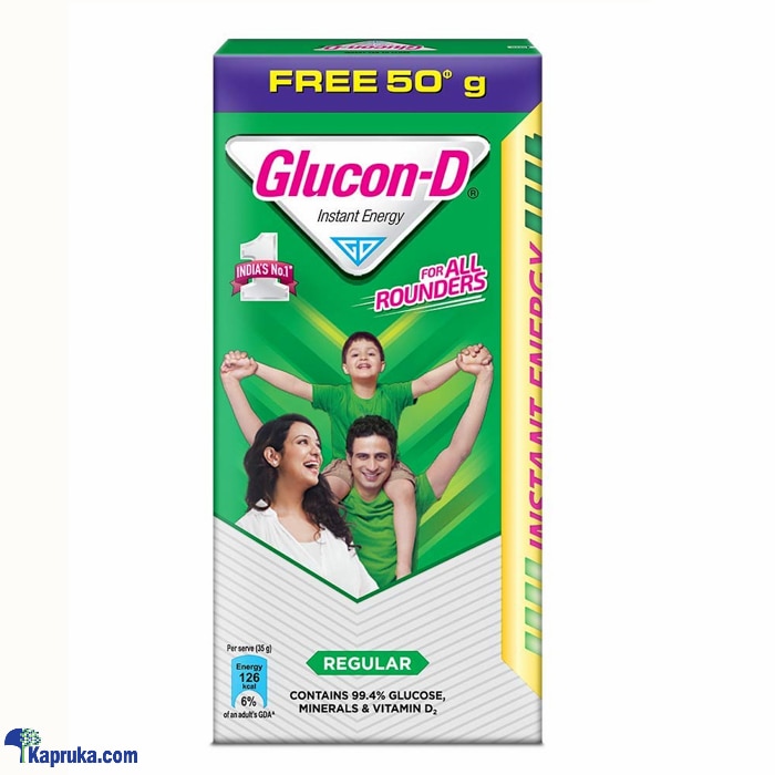 Glucon- D Original Instant Energy Drink Powder,125gm Refill Pack Online at Kapruka | Product# pharmacy00546