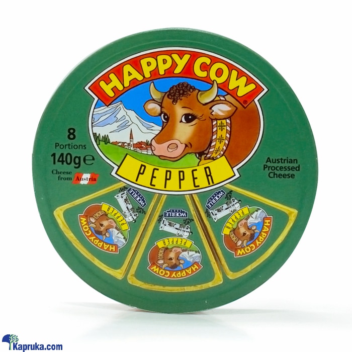 Happy Cow Pepper Cheese 8 Potion 140g Online at Kapruka | Product# grocery002795