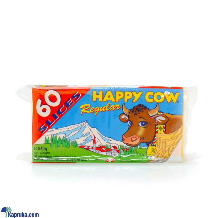 Happy Cow Regular Cheese 60 Slice 840g Online at Kapruka | Product# grocery002799