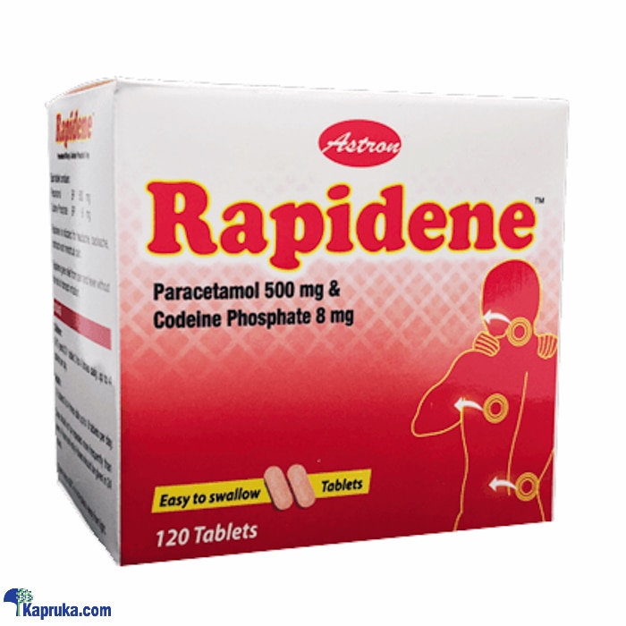Rapidene- Paracetamol And Codeine Tablets Online at Kapruka | Product# pharmacy00566