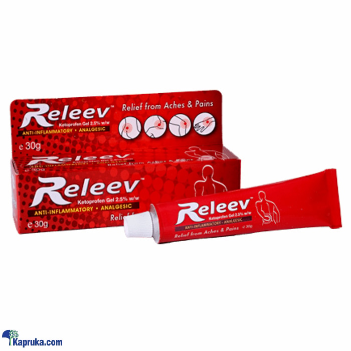 Releev - Ketoprofen Gel Online at Kapruka | Product# pharmacy00563