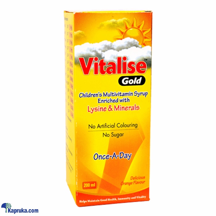 Vitalise Gold- Children's Multivitamin Syrup Online at Kapruka | Product# pharmacy00569