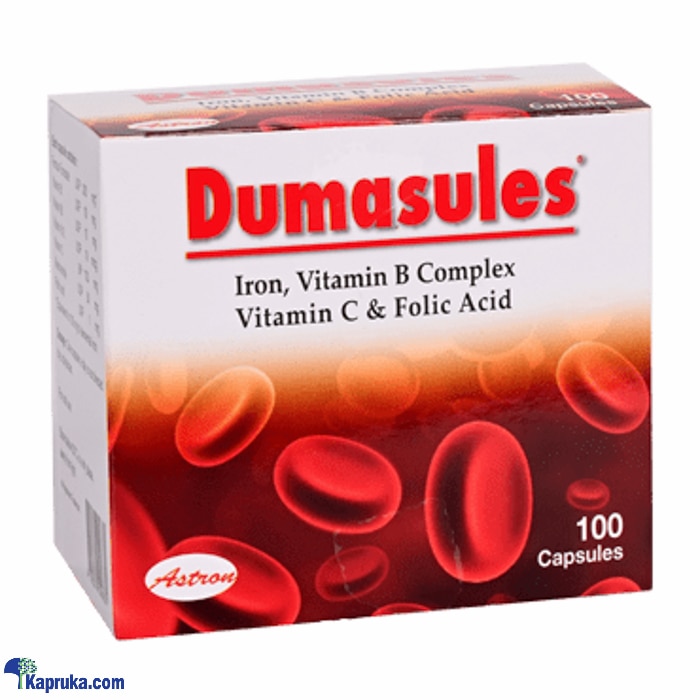 Dumasules- Iron Vit B Complex Vit C - Folic Acid Online at Kapruka | Product# pharmacy00561